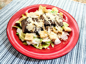 Caesar Salad & Flat Iron Steak