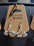 "Brave" Dumbbell Earrings