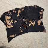 Customized Unisex T-shirt - "Iron Sharpens Iron" - Bleached Black, L