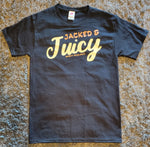 Unisex "Jacked & Juicy" T-Shirt - Black, S