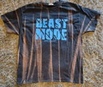 Unisex "Beast Mode" T-Shirt - Bleached Black, L