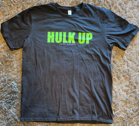Unisex "Hulk Up" T-Shirt - Black, L